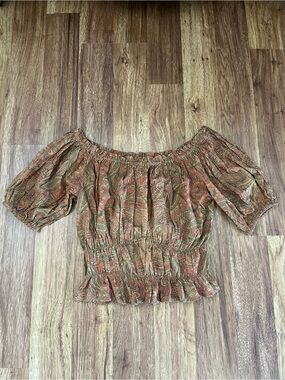 NEW Earthbound Boho Off The Shoulder Top